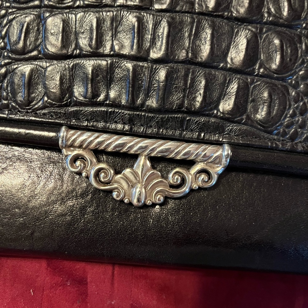 Brighton Clutch/Wallet - Black Leather
